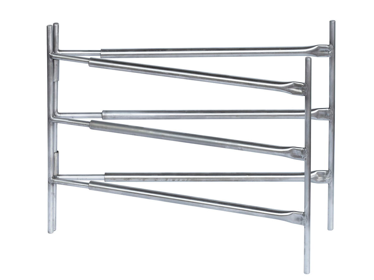Crossfire telescopic multi-level grid and rib stand detail