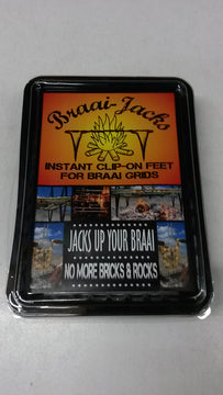 Braai-Jacks Clip-On Grid Feet – 8 Pack