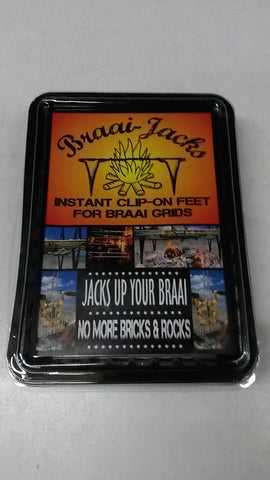 BRAAI-JACKS CLIP-ON FEET FOR BRAAI GRIDS