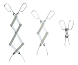 BRAAI TONGS  (3 PACK) ALUMINIUM SCISSOR STYLE