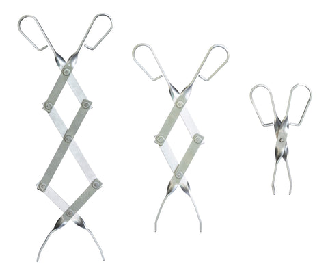 BRAAI TONGS  (3 PACK) ALUMINIUM SCISSOR STYLE