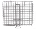 Stainless steel braai grid large sliding handles